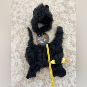 Petsmart Gorilla with banana halloween costume Pet cat/dog  XS